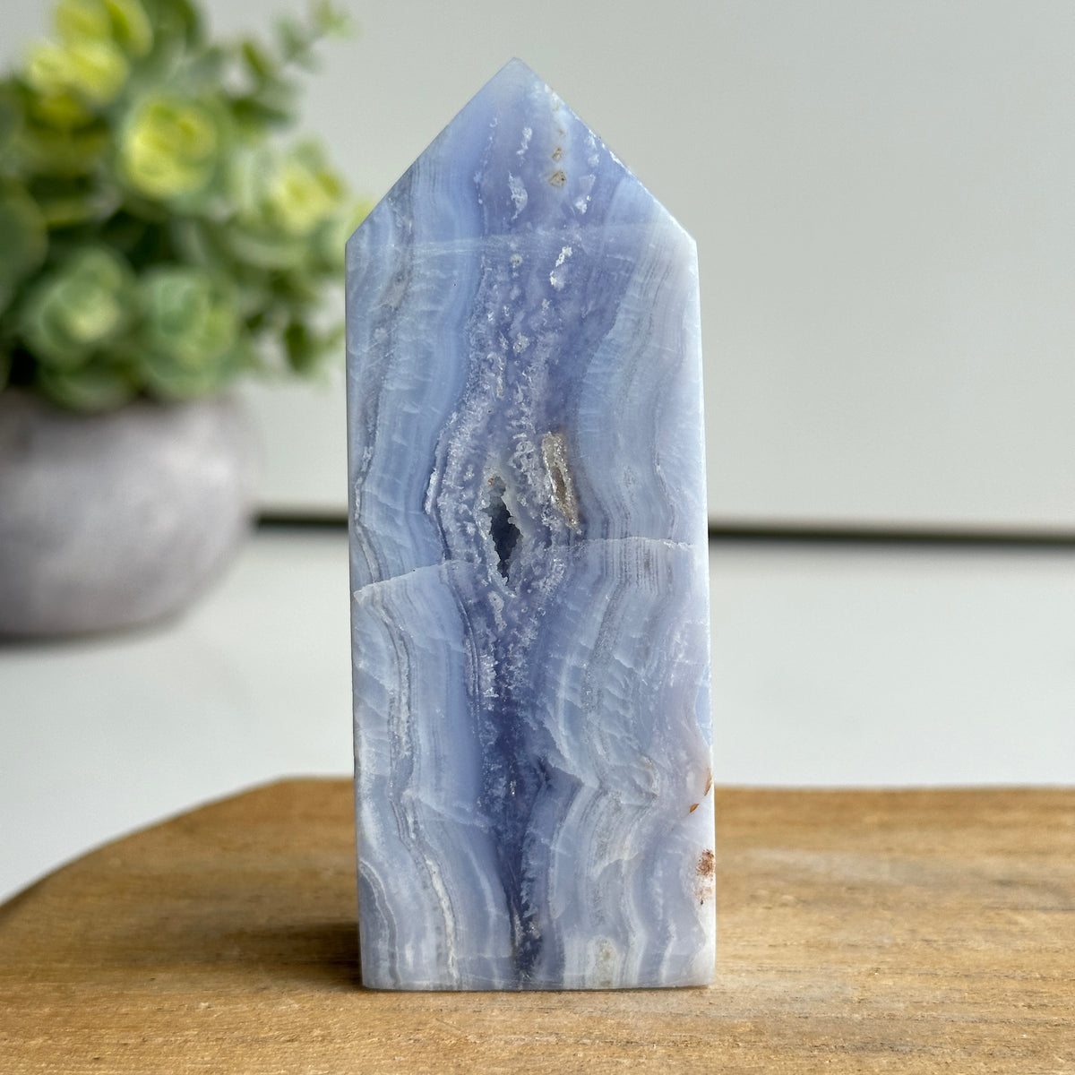 Blue Lace Agate Obelisk 8.6cm