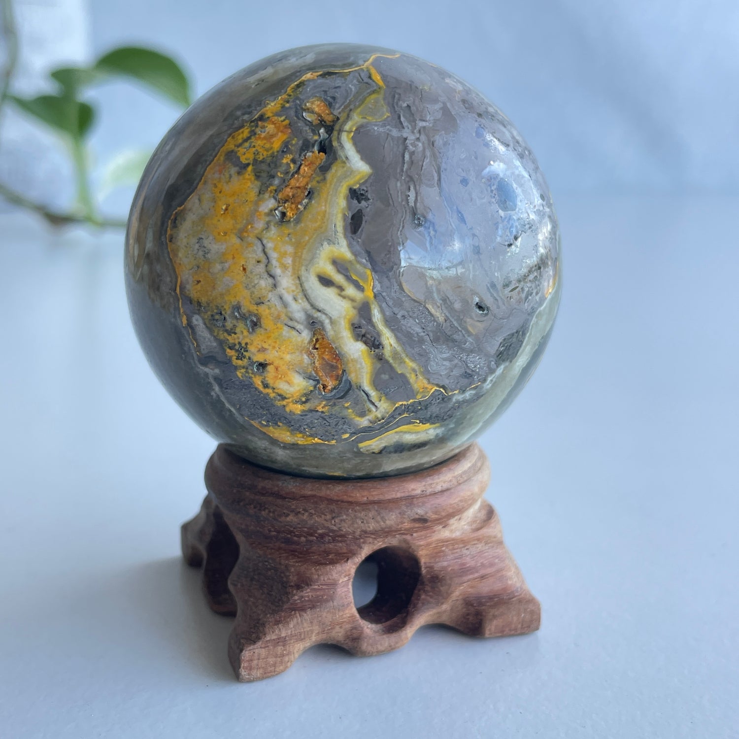 Bumblebee Jasper Sphere 5.8cm 01