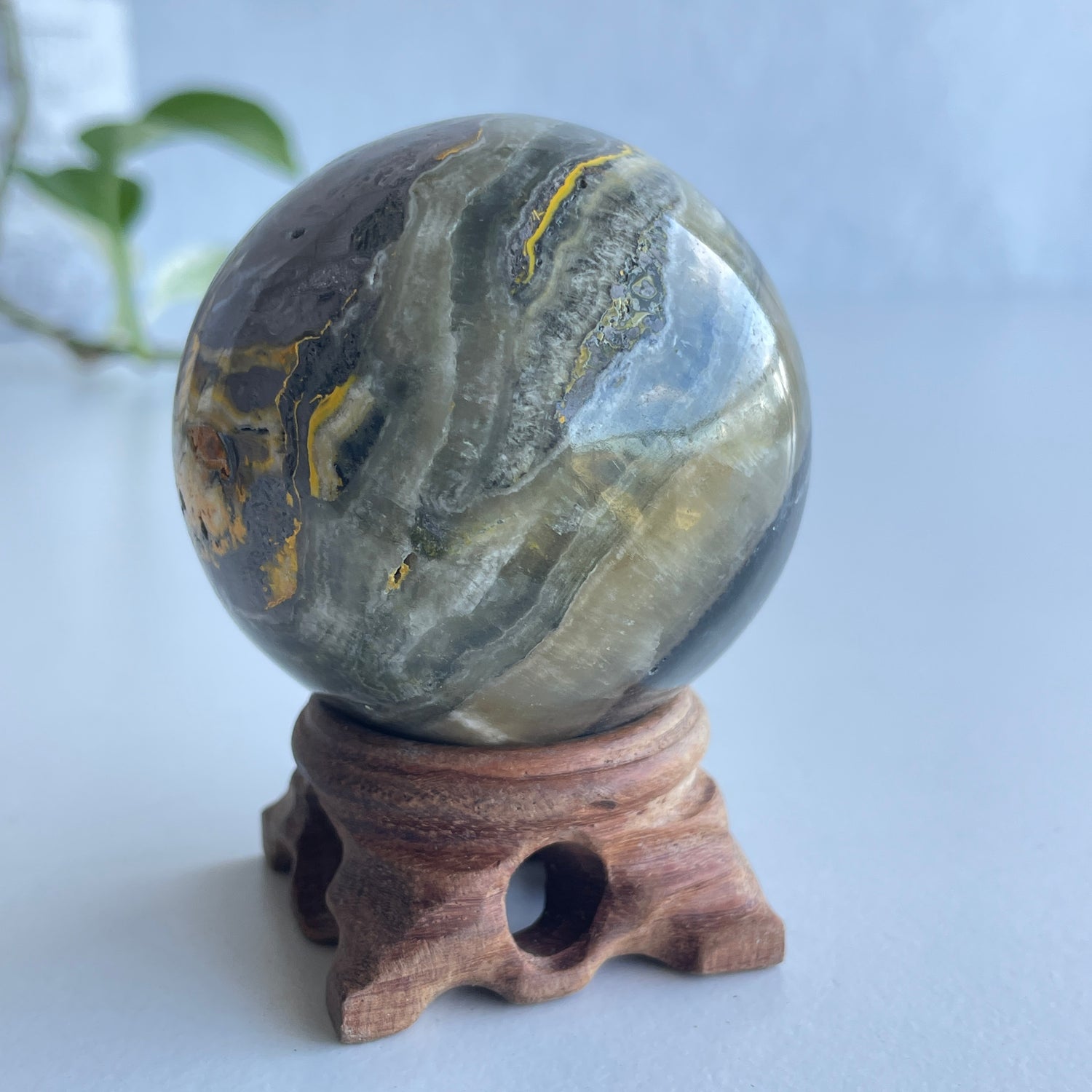 Bumblebee Jasper Sphere 5.8cm 01