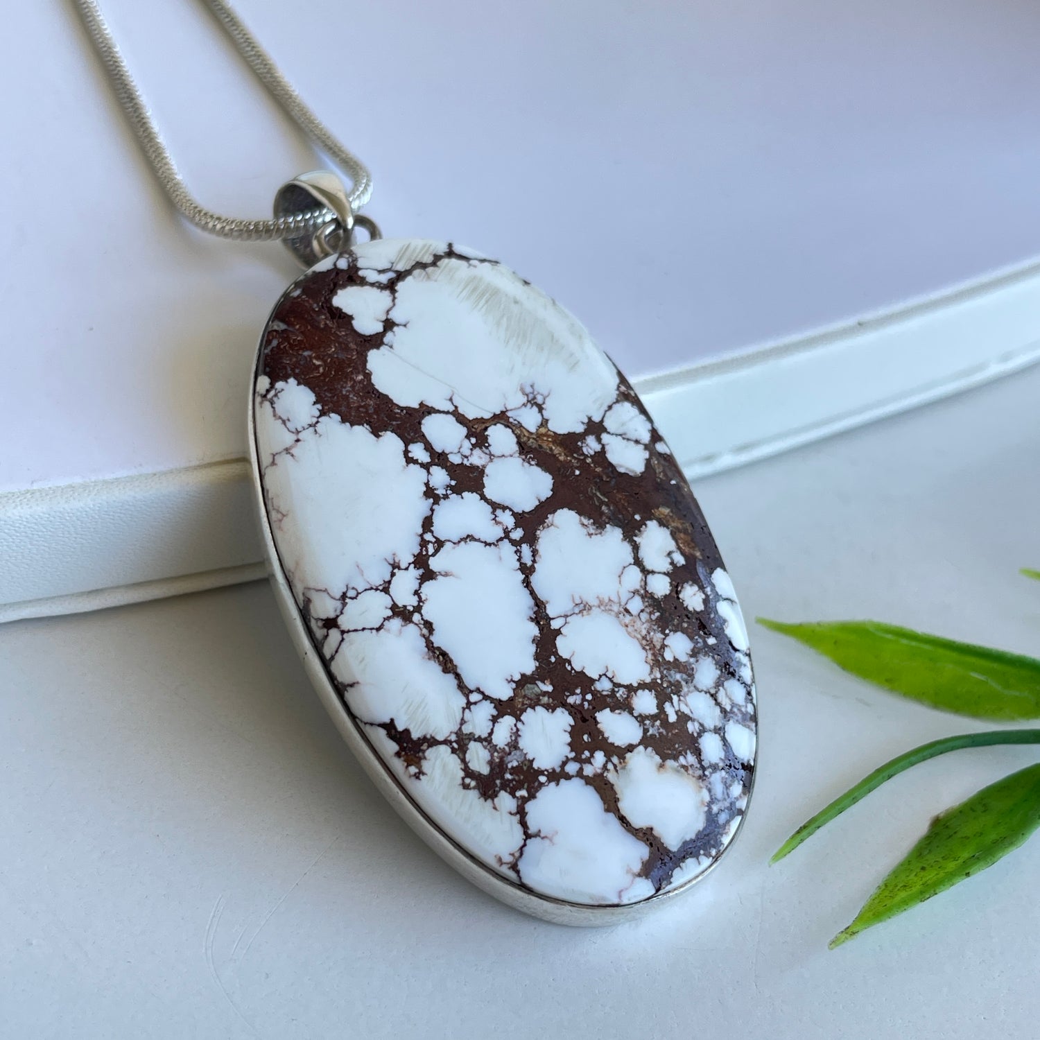 Wild Horse Opal Oval Pendant 007