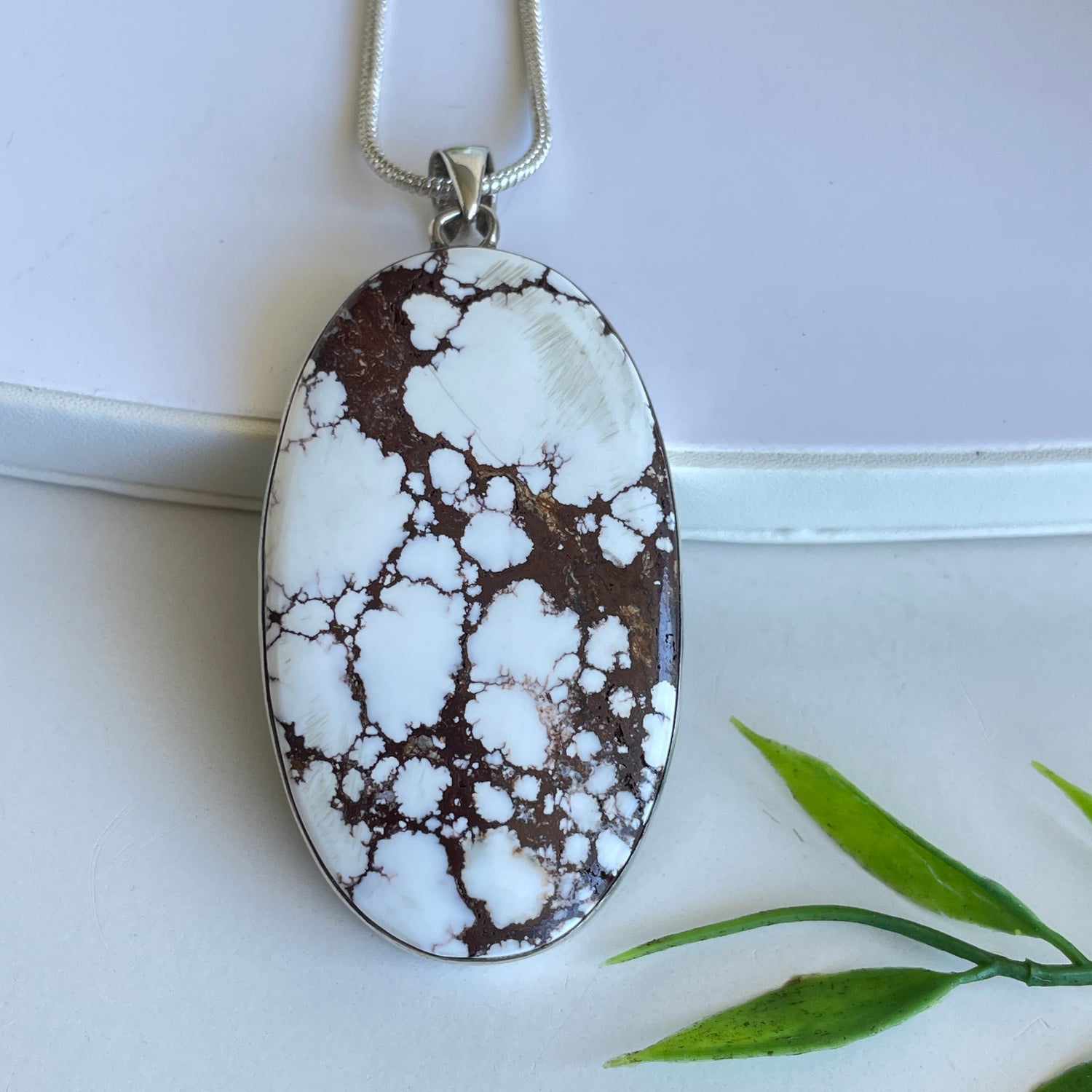 Wild Horse Opal Oval Pendant 007