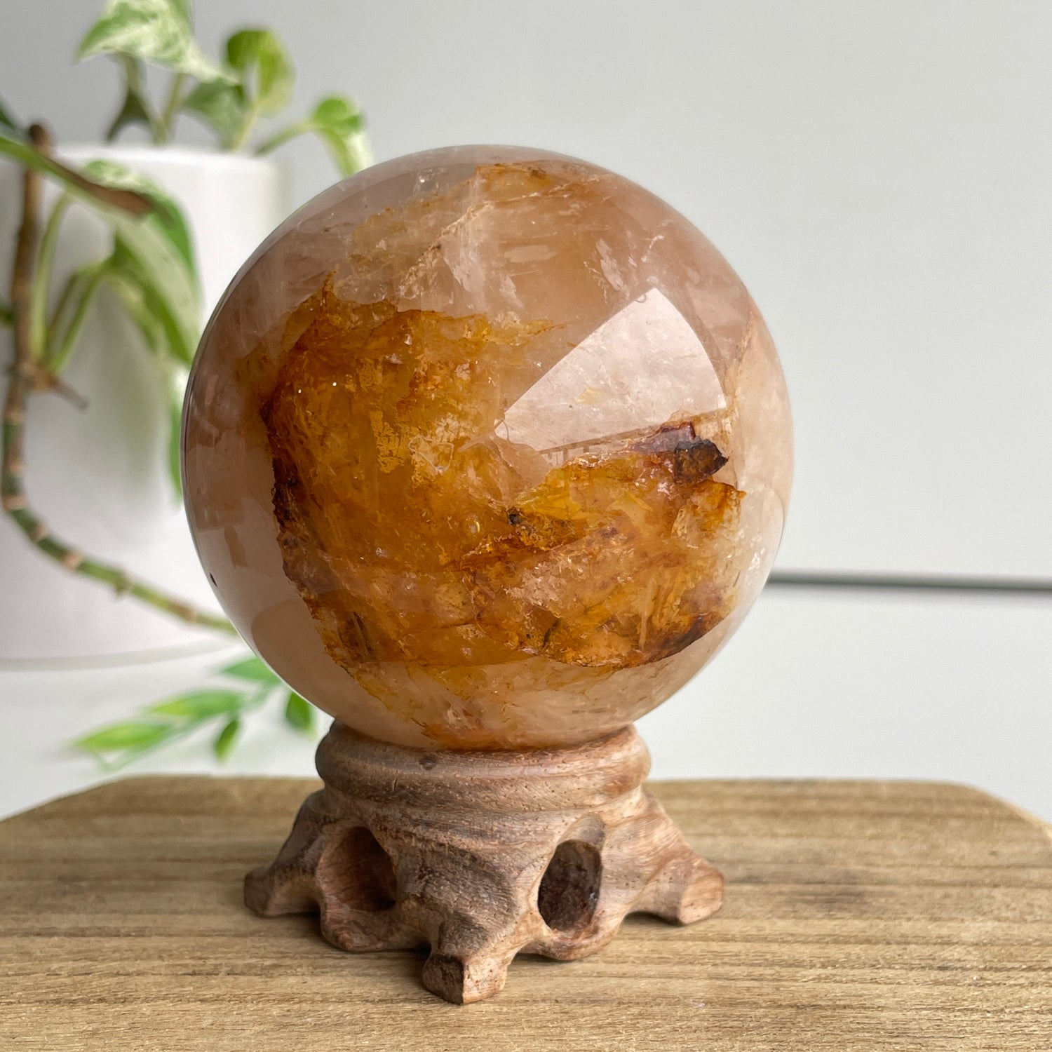 Golden Healer Quartz Sphere 7.1cm