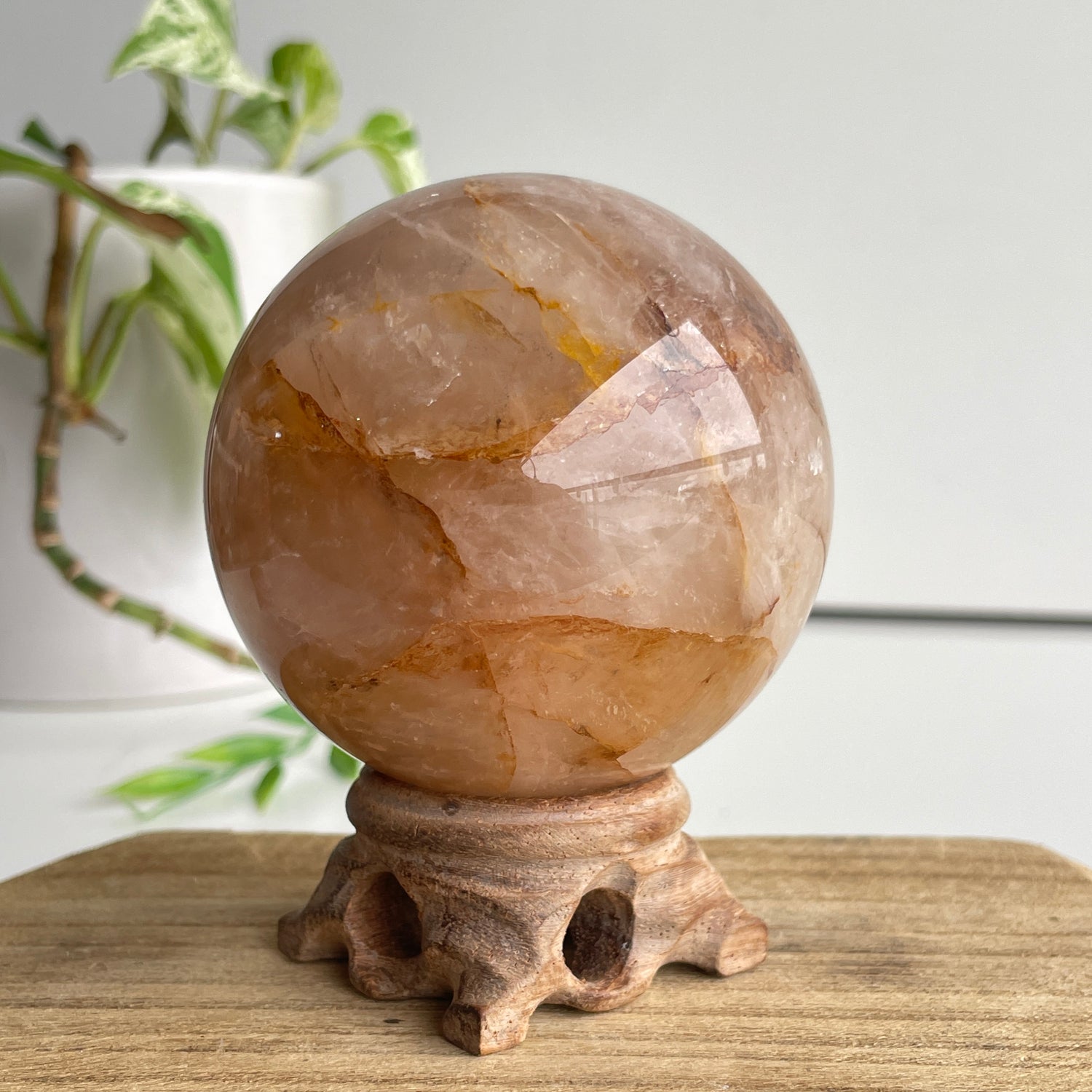 Golden Healer Quartz Sphere 7.1cm