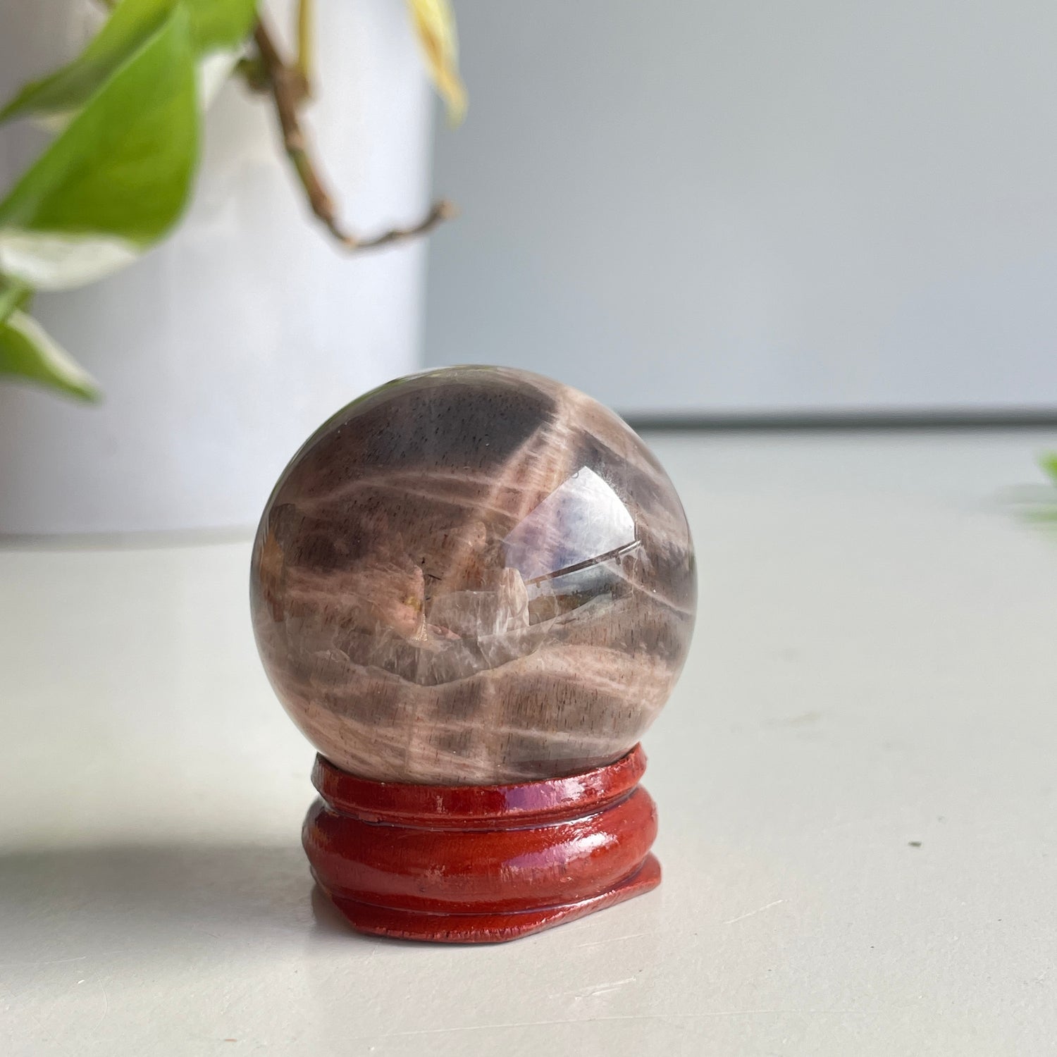 Black Moonstone Sphere 3.7cm