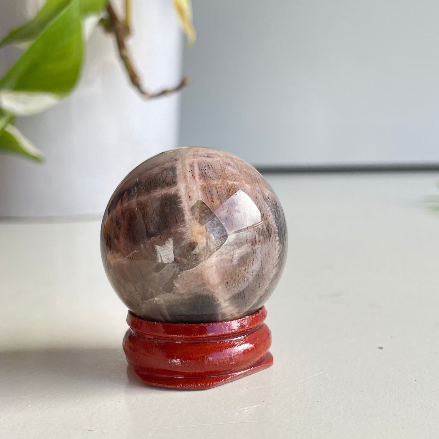 Black Moonstone Sphere 3.7cm