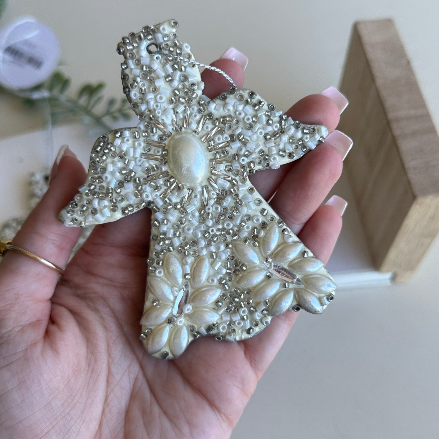 Beaded Angel Hanging XM0019