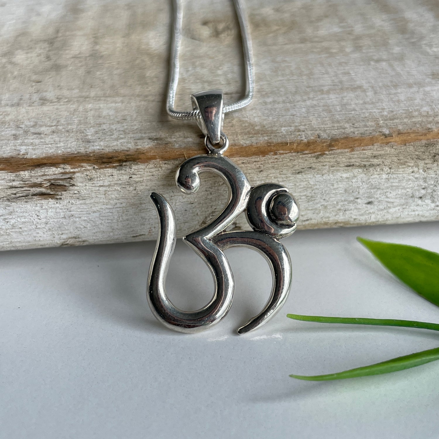 Silver Om Pendant
