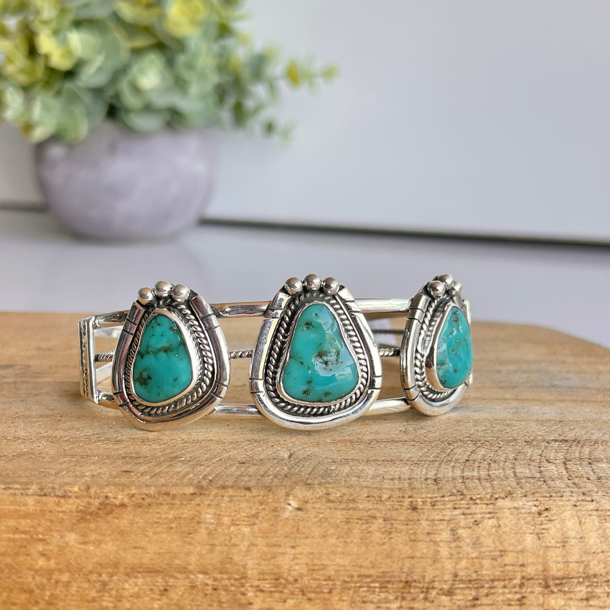 Kingman Turquoise Cuff Bracelet