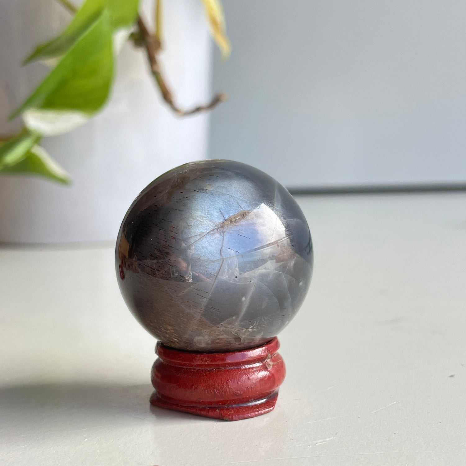 Black Moonstone Sphere 3.6cm