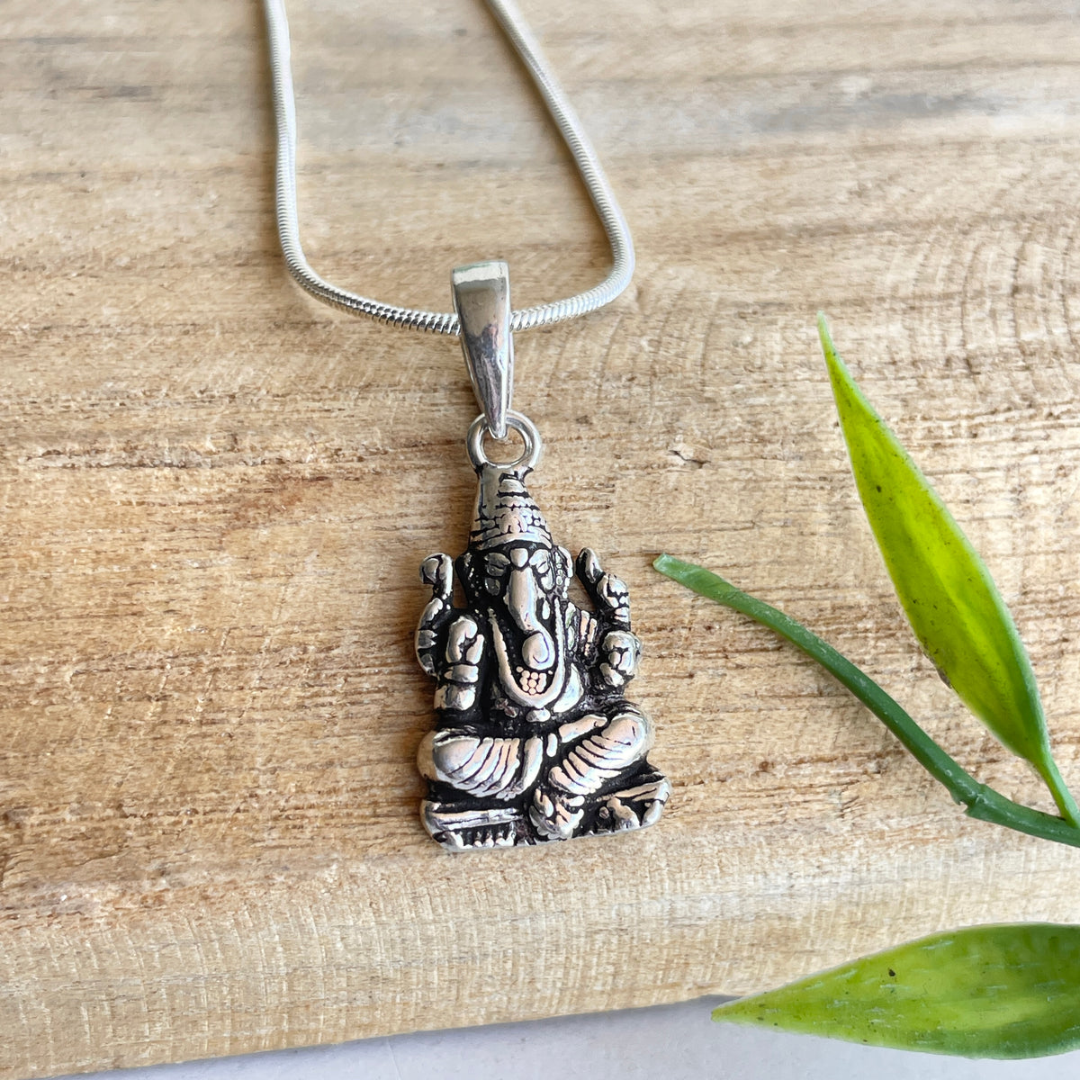 Silver Ganesha Pendant