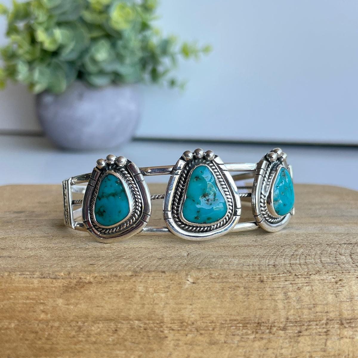 Kingman Turquoise Cuff Bracelet
