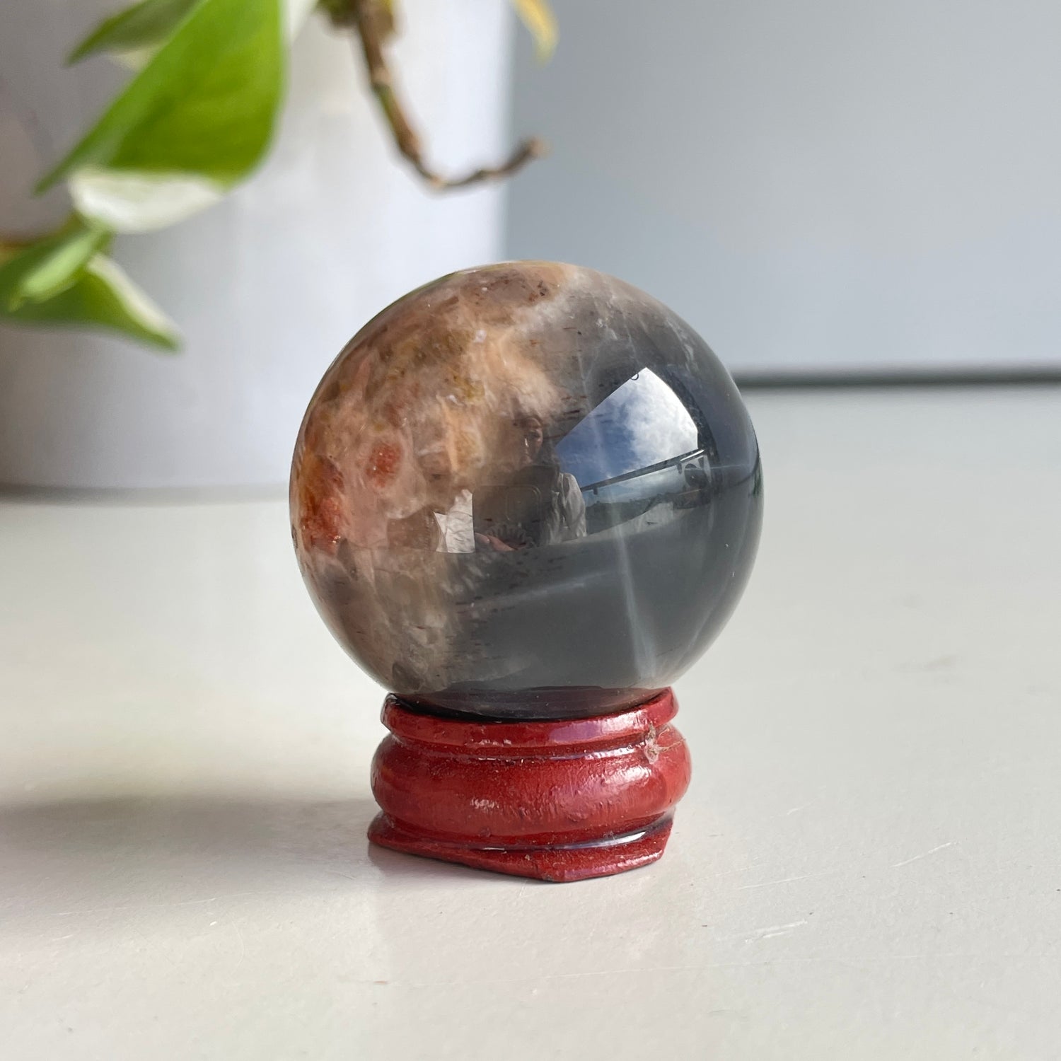Black Moonstone Sphere 3.6cm