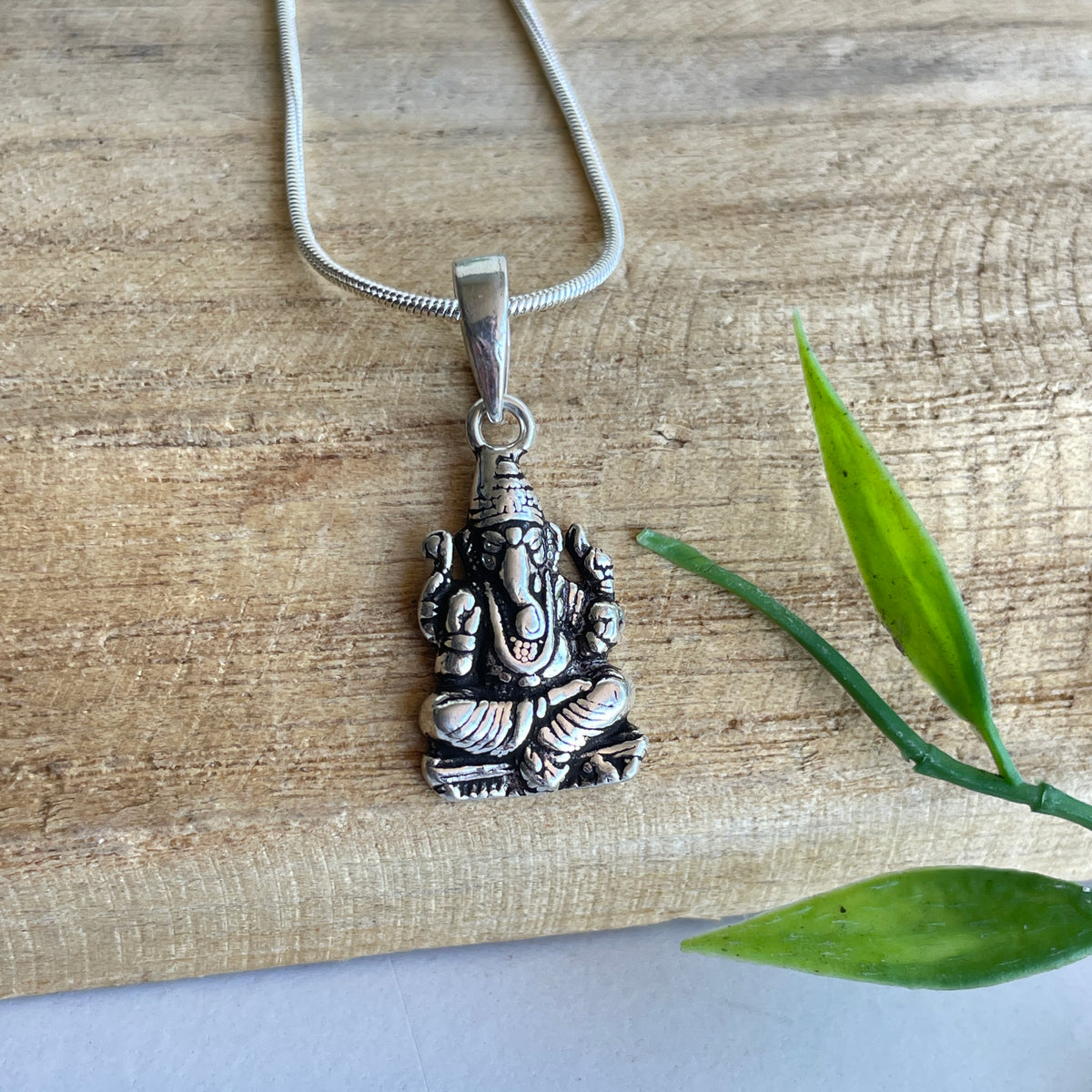 Silver Ganesha Pendant