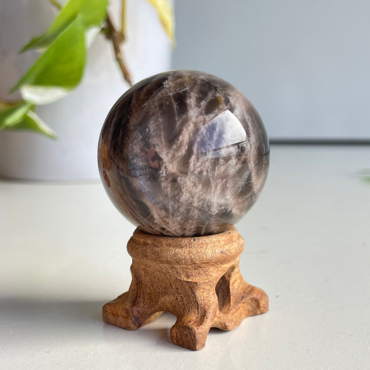 Black Moonstone Sphere 4.2cm