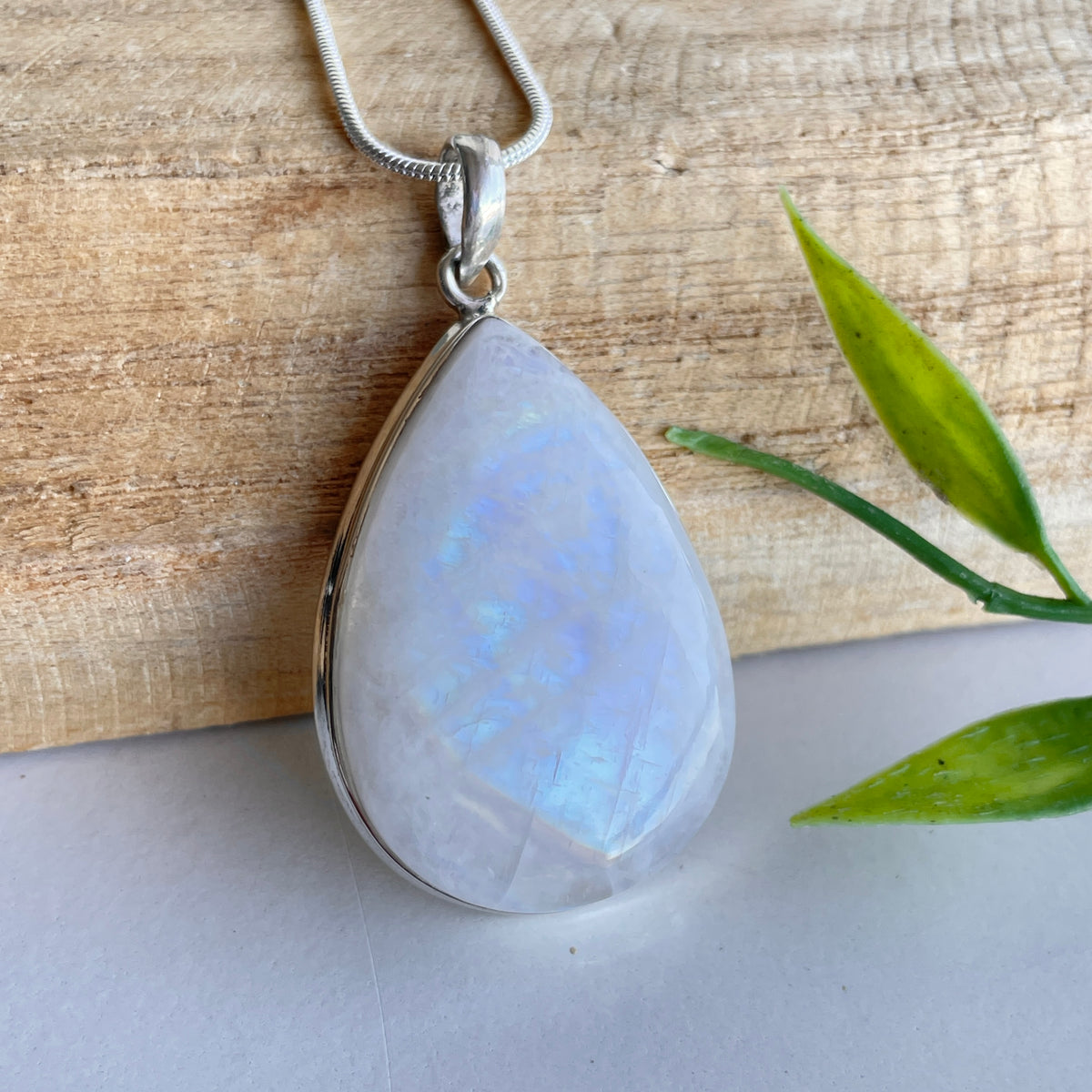 Moonstone Teardrop Pendant