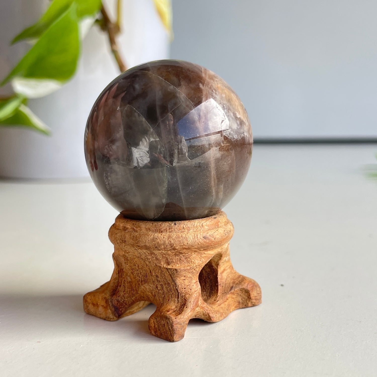 Black Moonstone Sphere 3.9cm