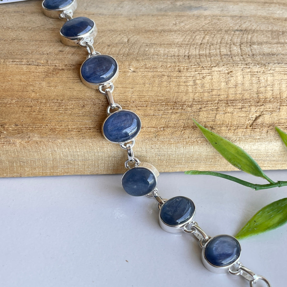 Blue Kyanite Oval Bracelet