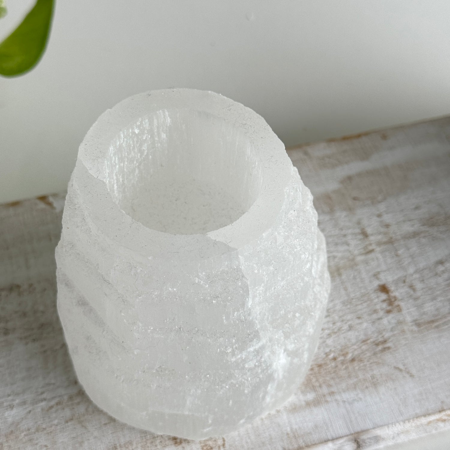 Selenite Tealight Tower