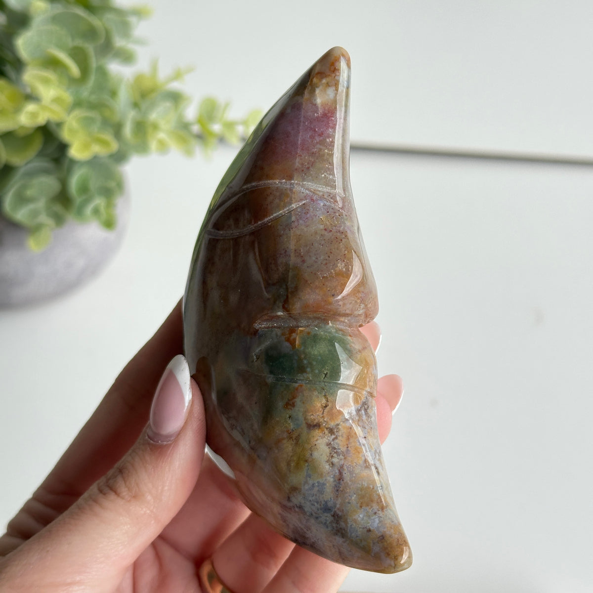 Ocean Jasper Moon 10.8cm