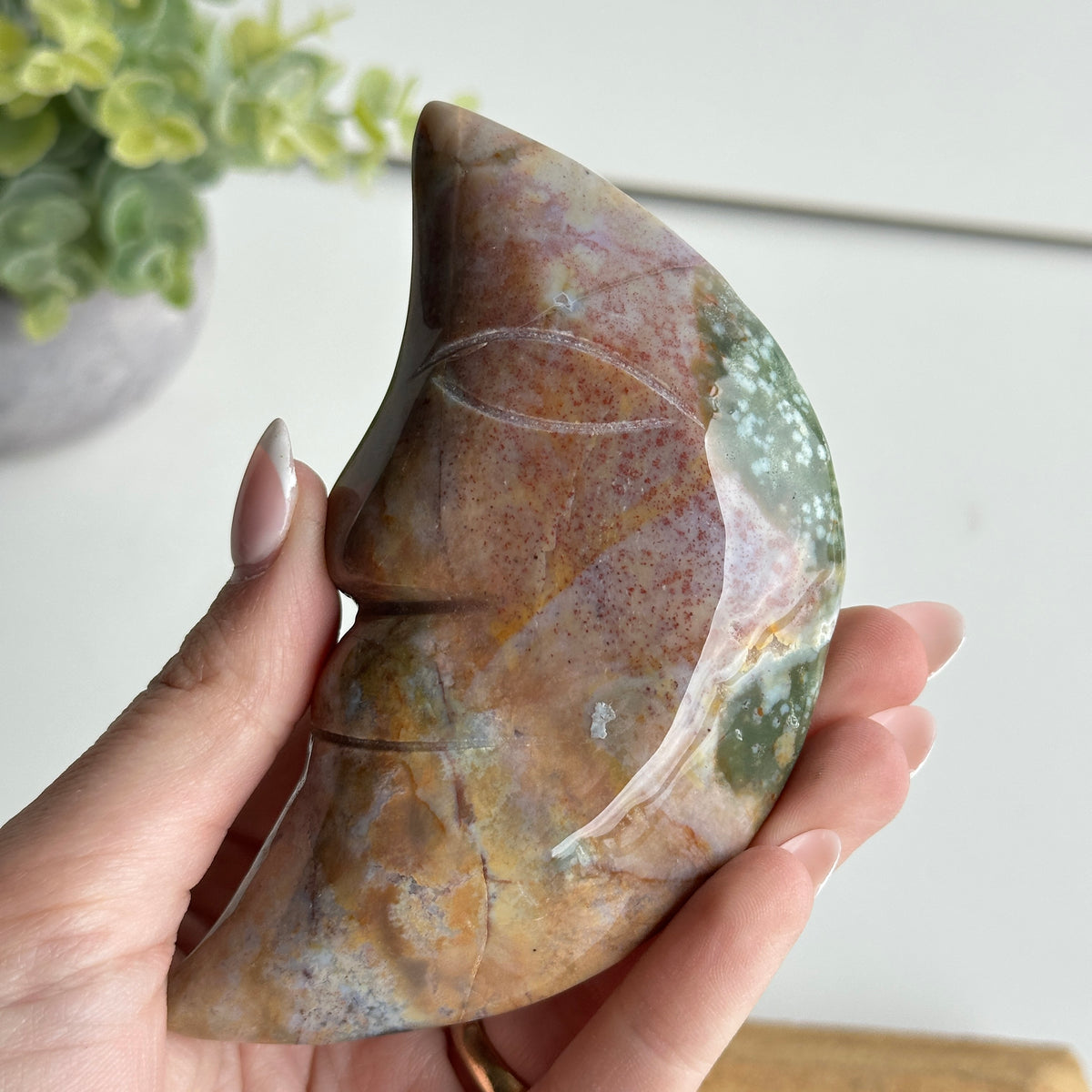 Ocean Jasper Moon 10.8cm