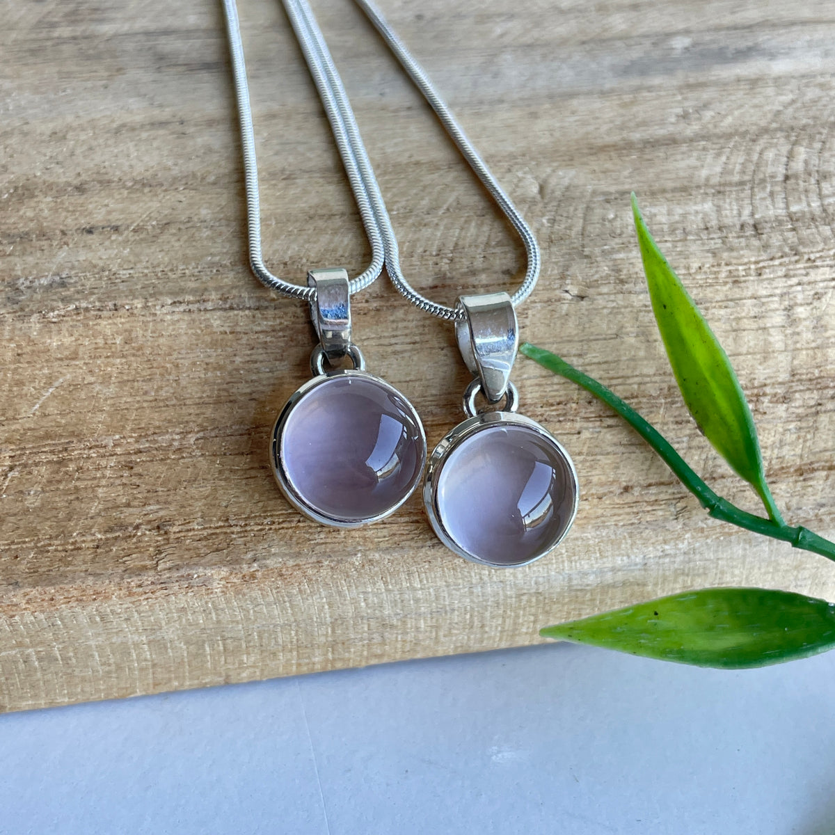 Rose Quartz Round Pendant