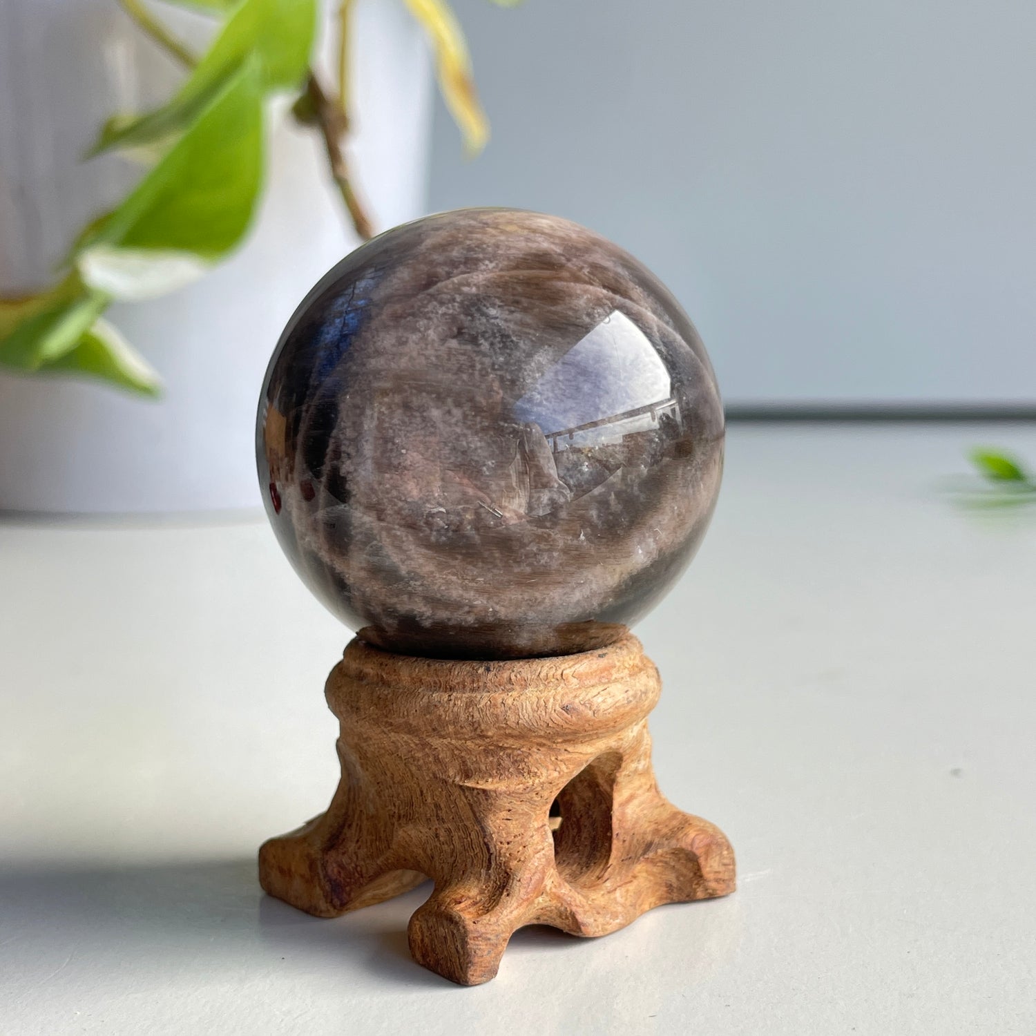 Black Moonstone Sphere 4cm