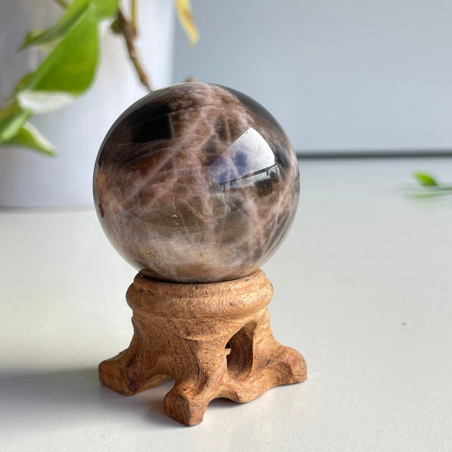 Black Moonstone Sphere 4cm