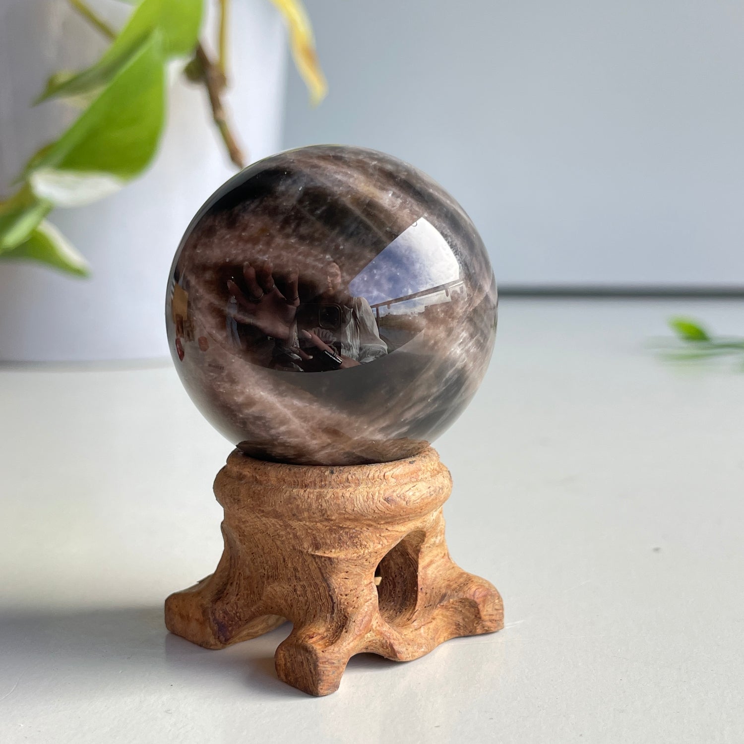 Black Moonstone Sphere 4cm