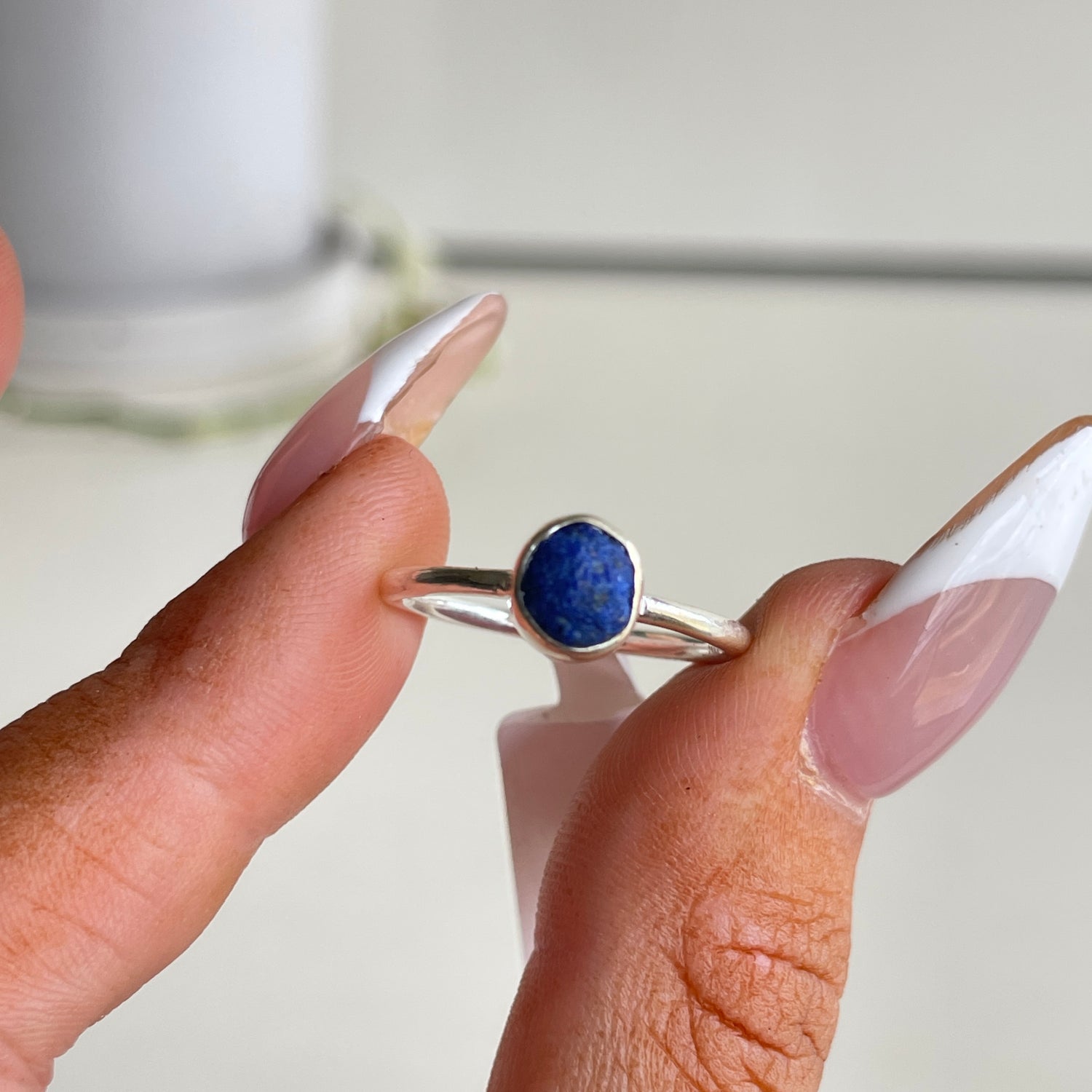 Azurite Round Ring Sz7