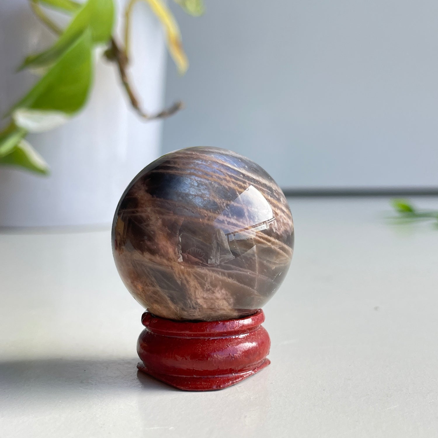 Black Moonstone Sphere 3.4cm