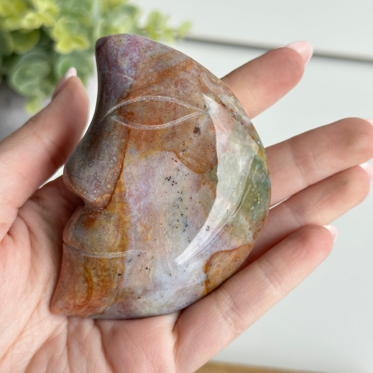 Ocean Jasper Moon 8cm