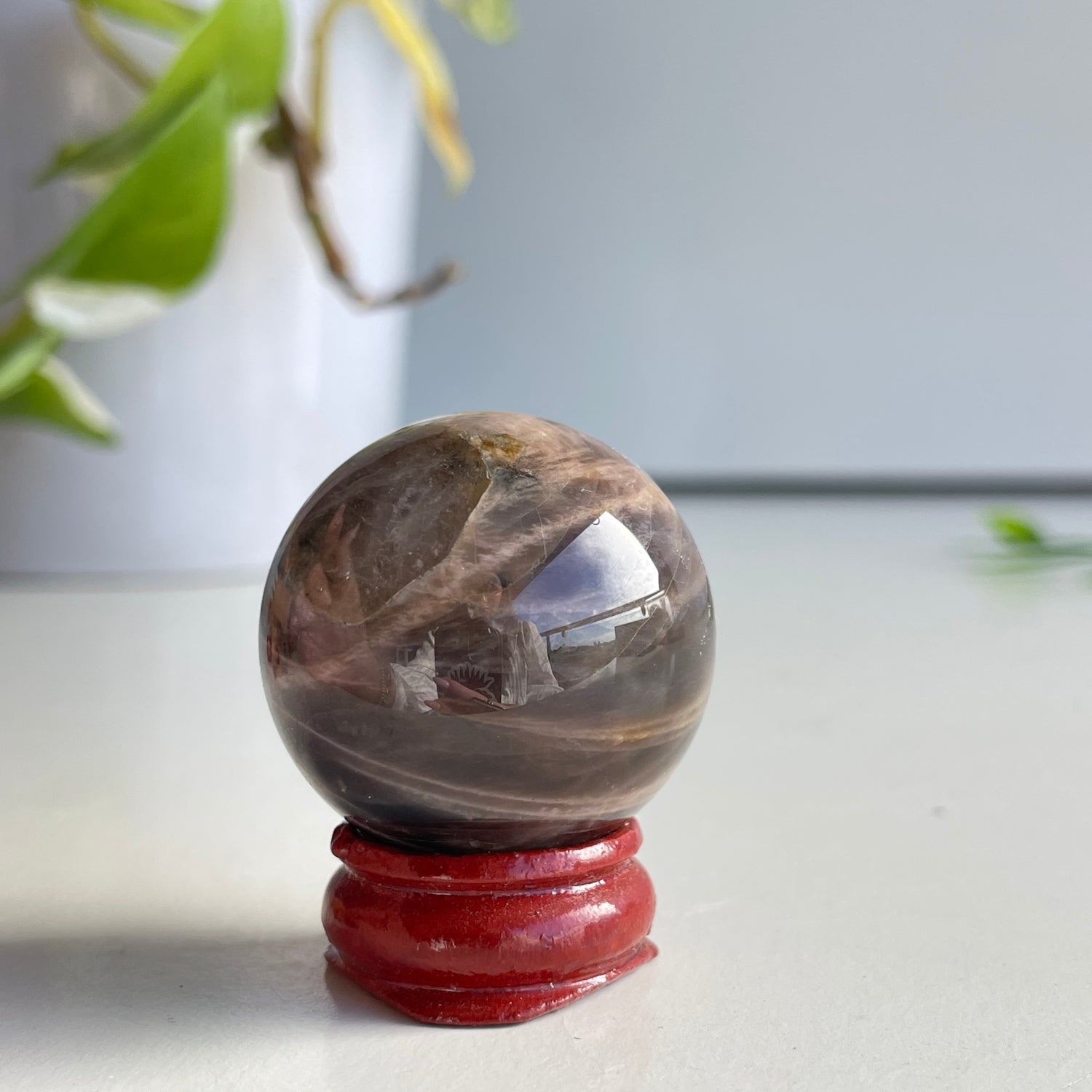 Black Moonstone Sphere 3.4cm