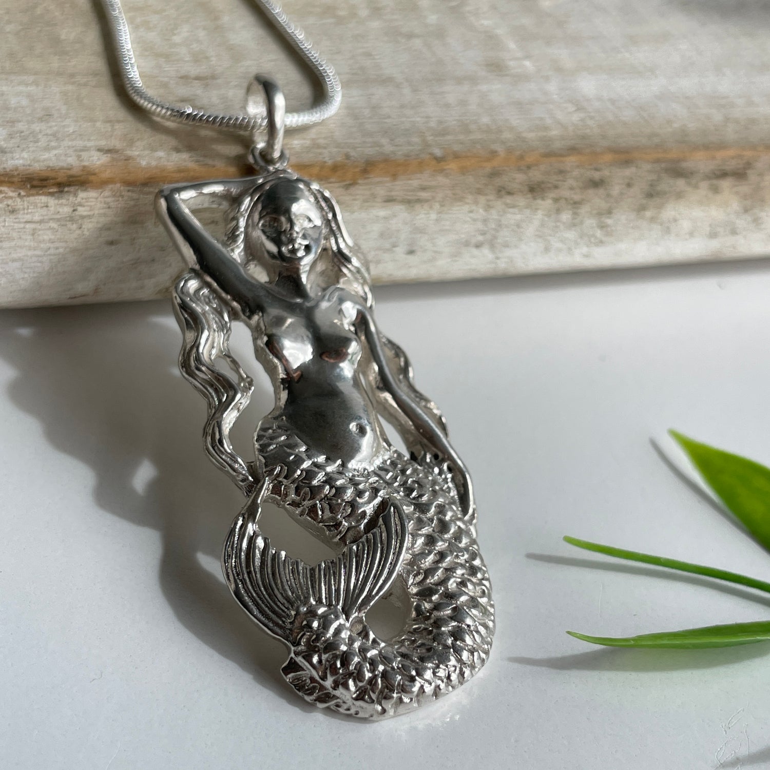 Mermaid Silver Pendant