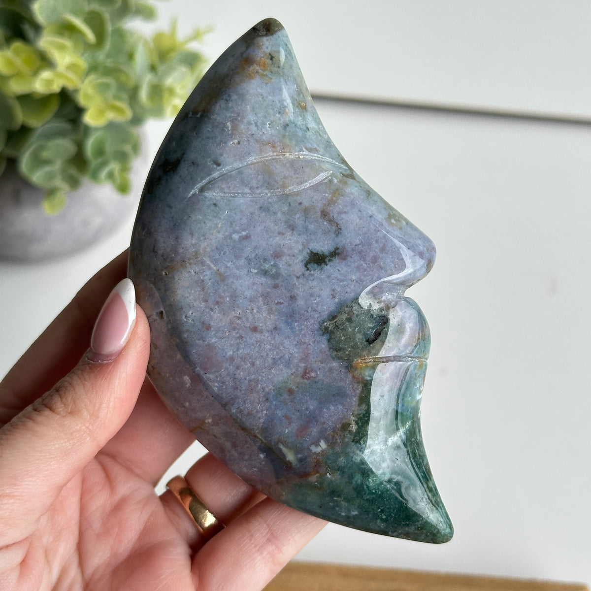 Ocean Jasper Moon 12.1cm