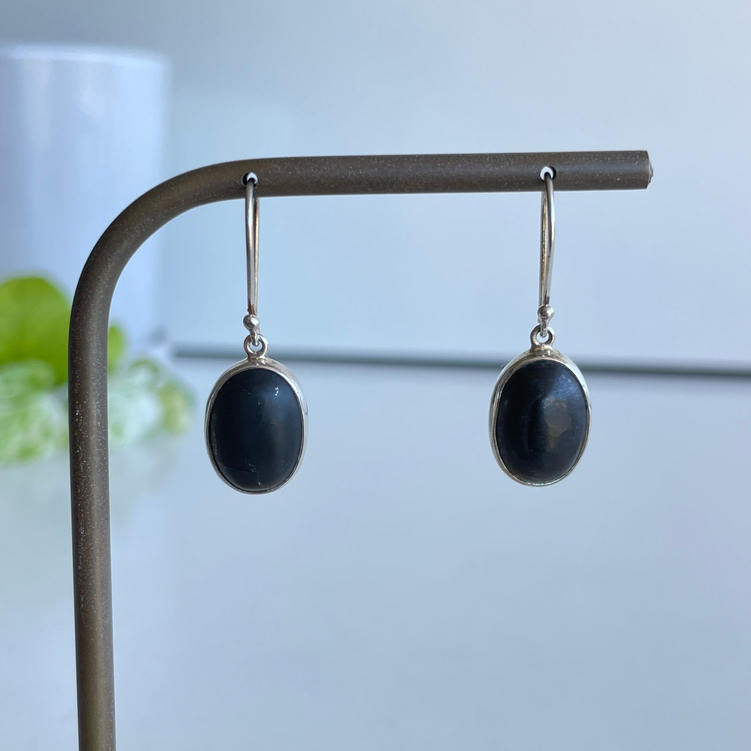 Shungite Oval Earrings 005