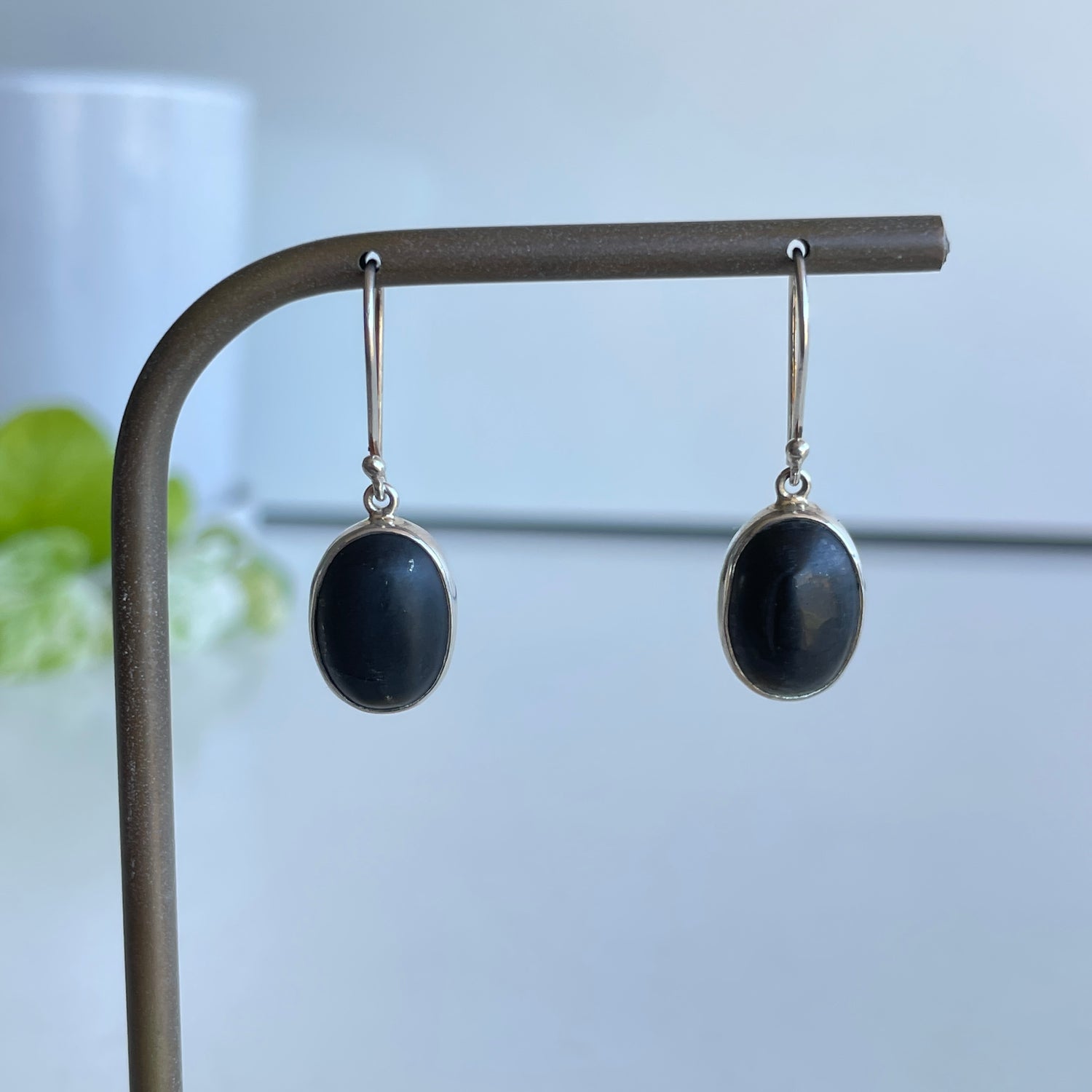 Shungite Oval Earrings 005