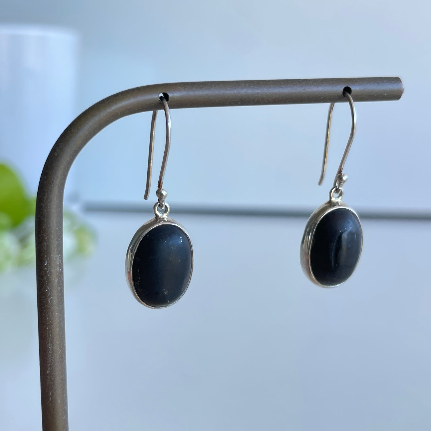 Shungite Oval Earrings 005