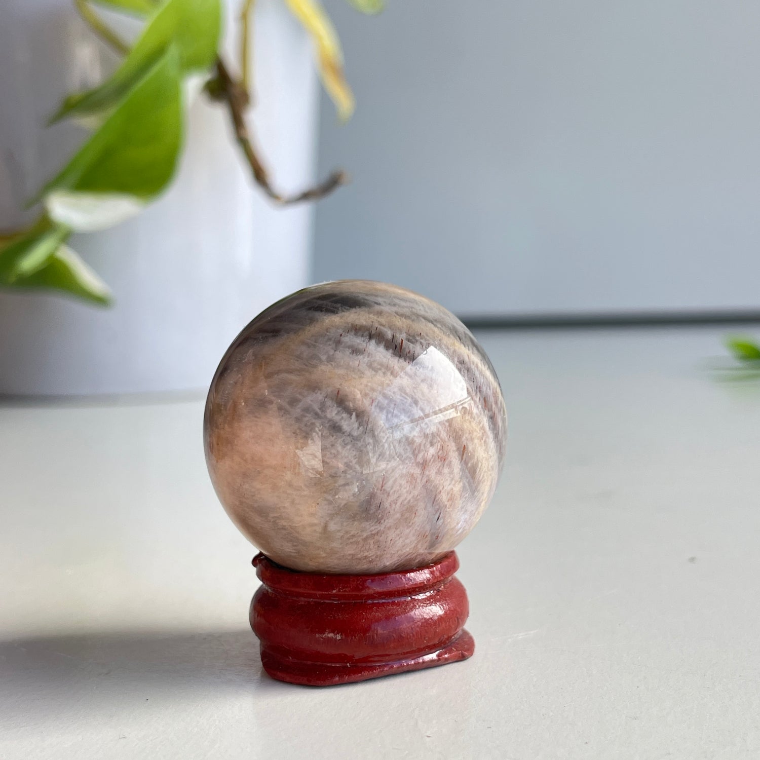 Black Moonstone Sphere 3.4cm