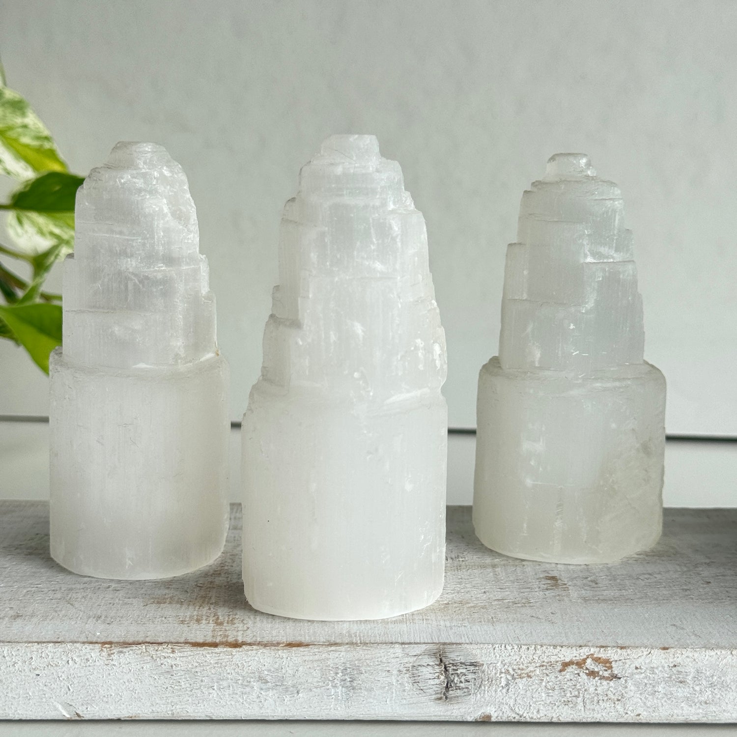 Selenite Tower Sml 8-10cm