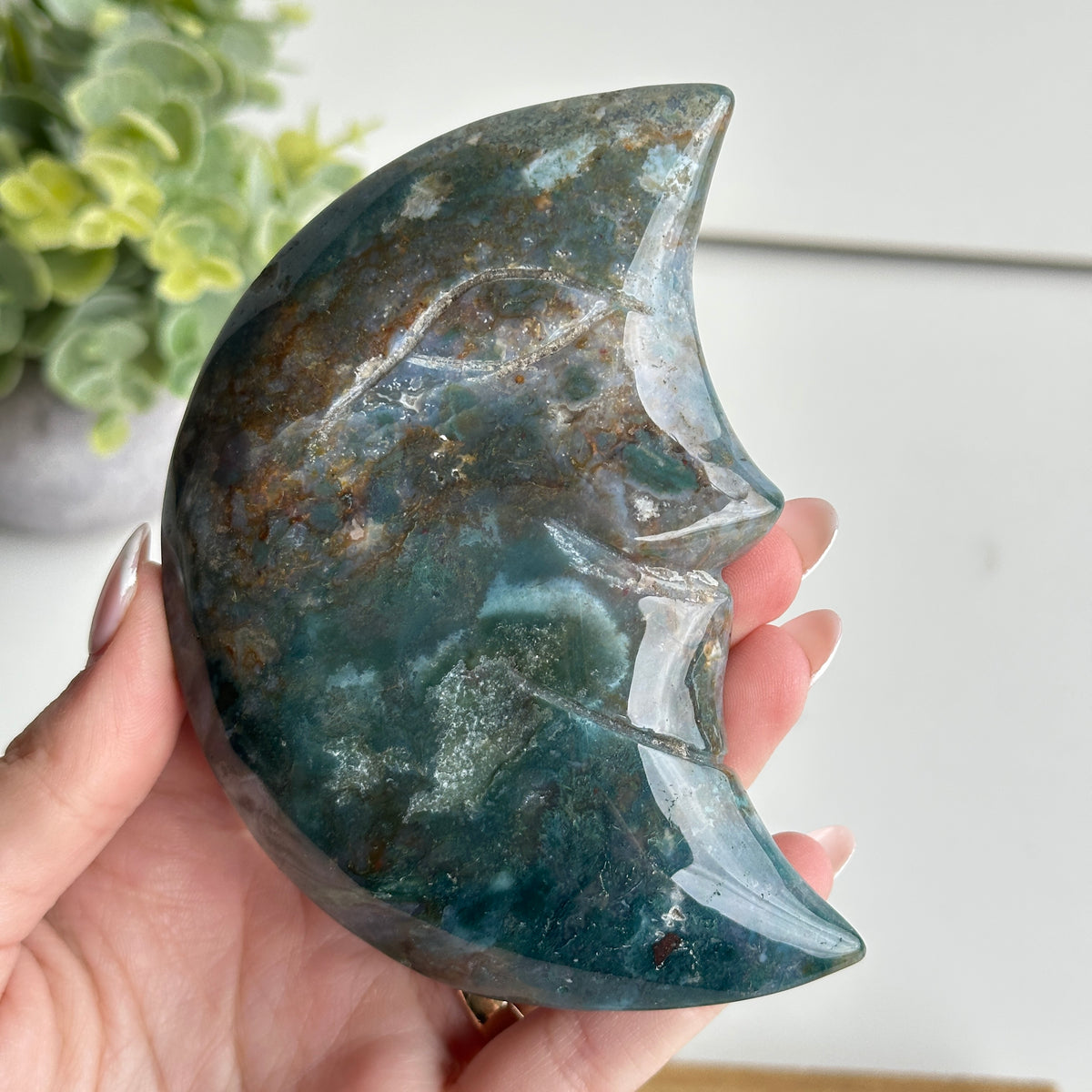 Ocean Jasper Moon 10.6cm
