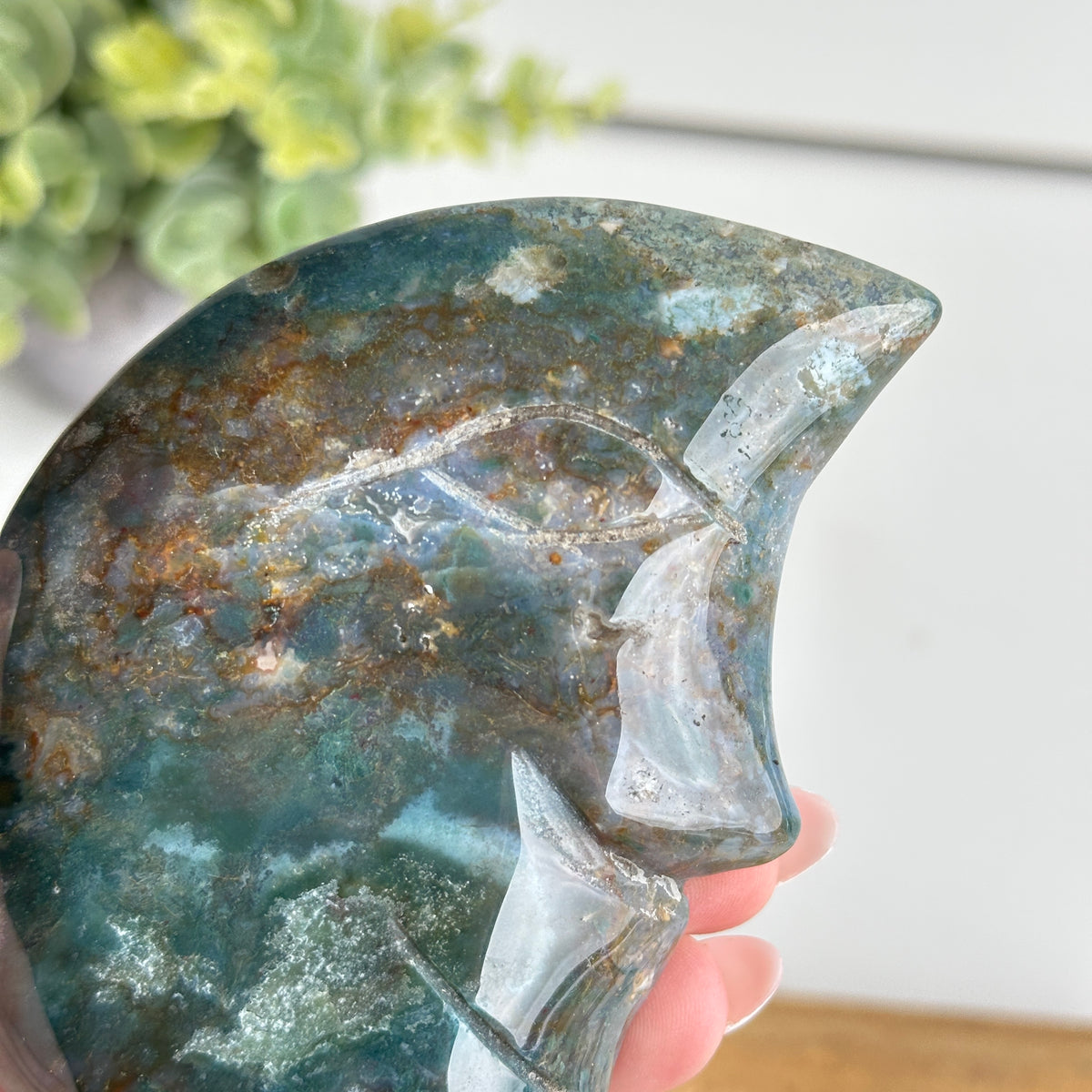Ocean Jasper Moon 10.6cm