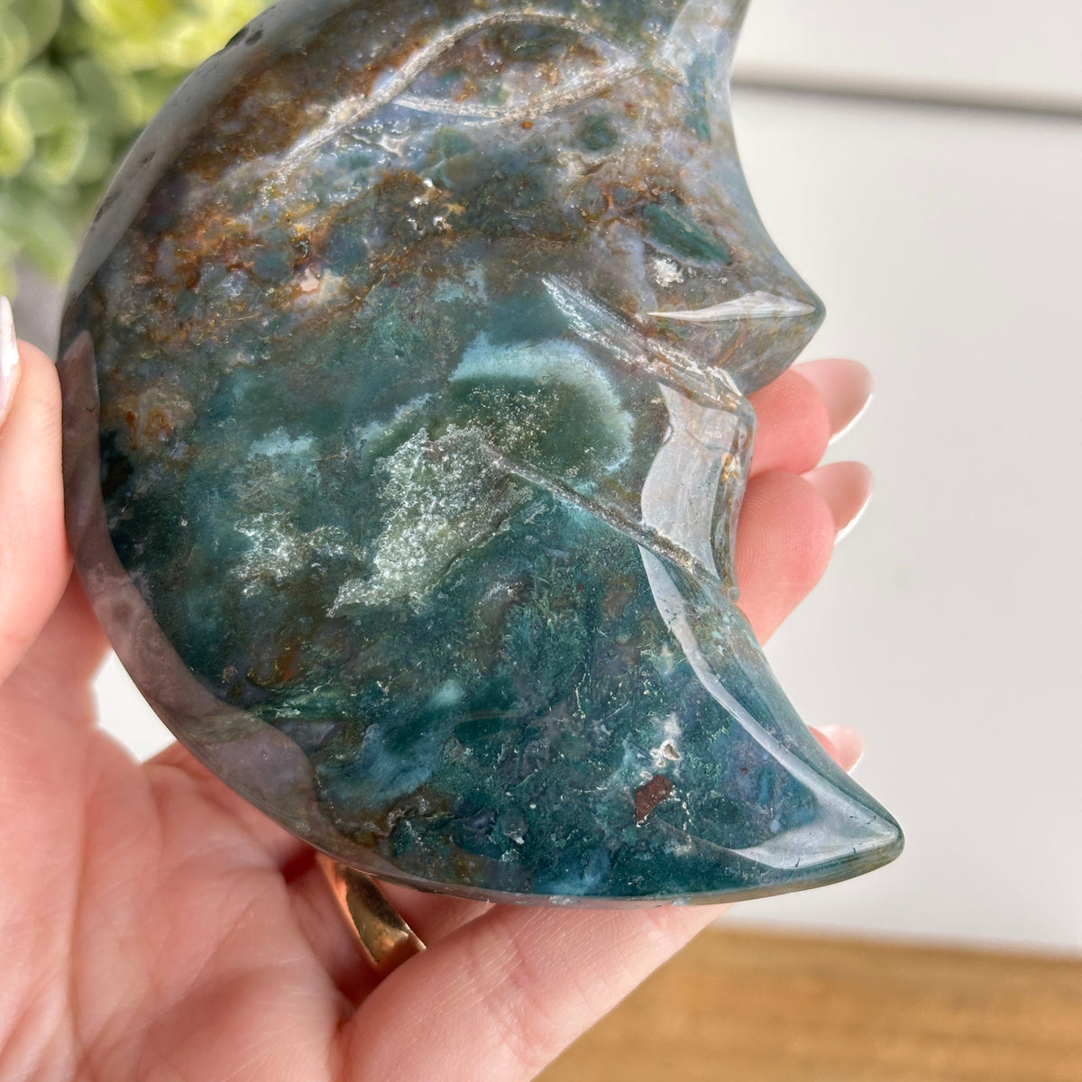 Ocean Jasper Moon 10.6cm
