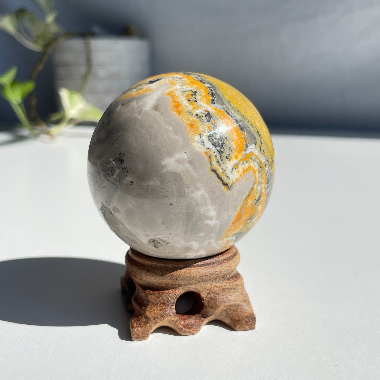 Bumblebee Jasper Sphere 6.3cm