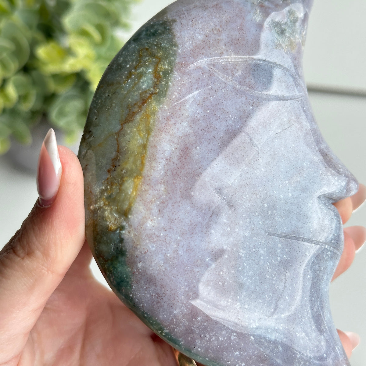 Ocean Jasper Moon 12cm