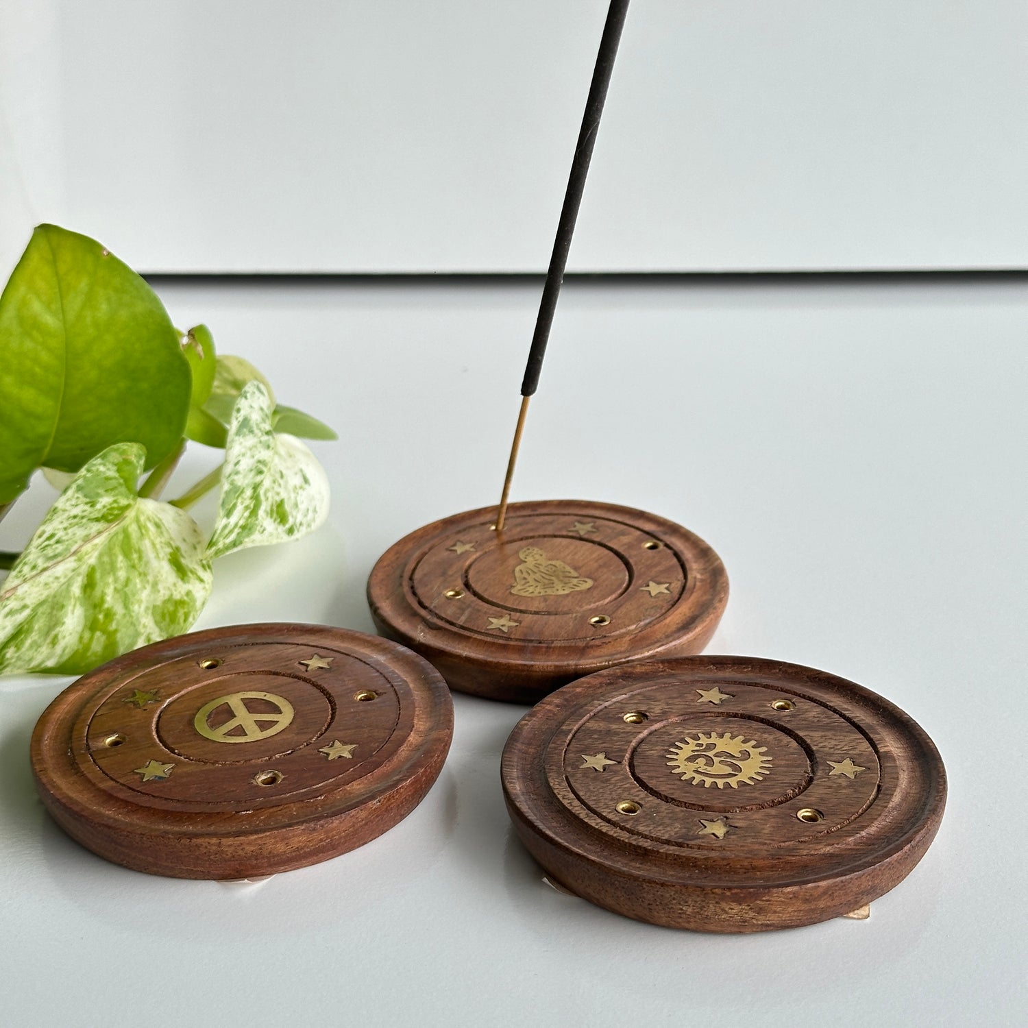 Round Incense Holder Flat INSHOL6