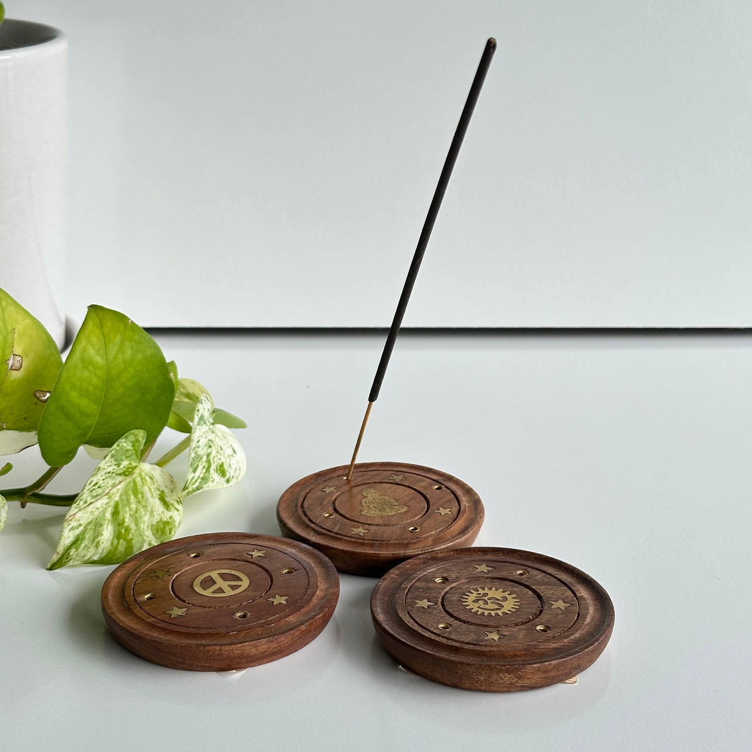 Round Incense Holder Flat INSHOL6