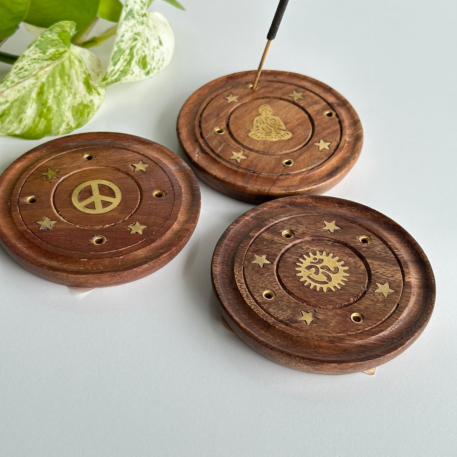Round Incense Holder Flat INSHOL6