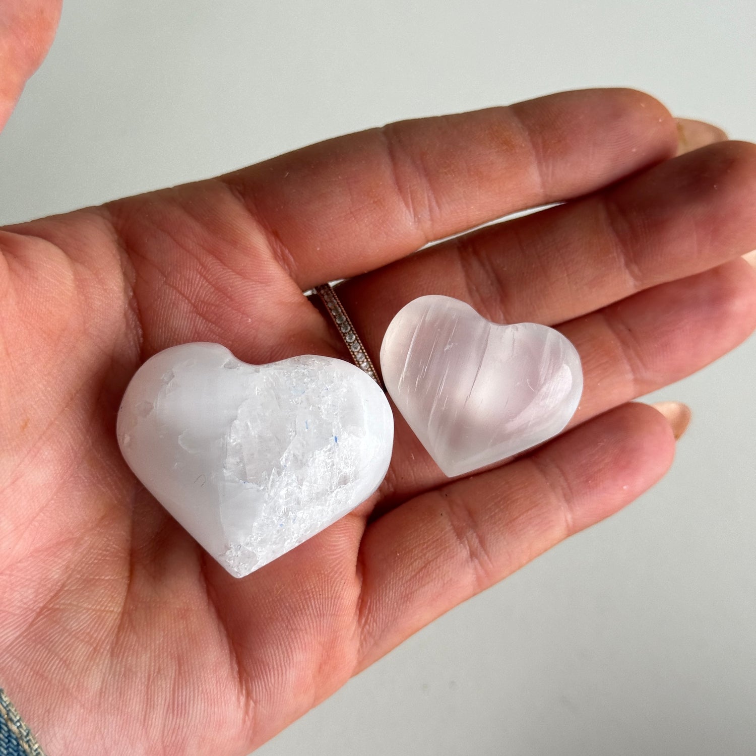 Selenite Heart 2cm