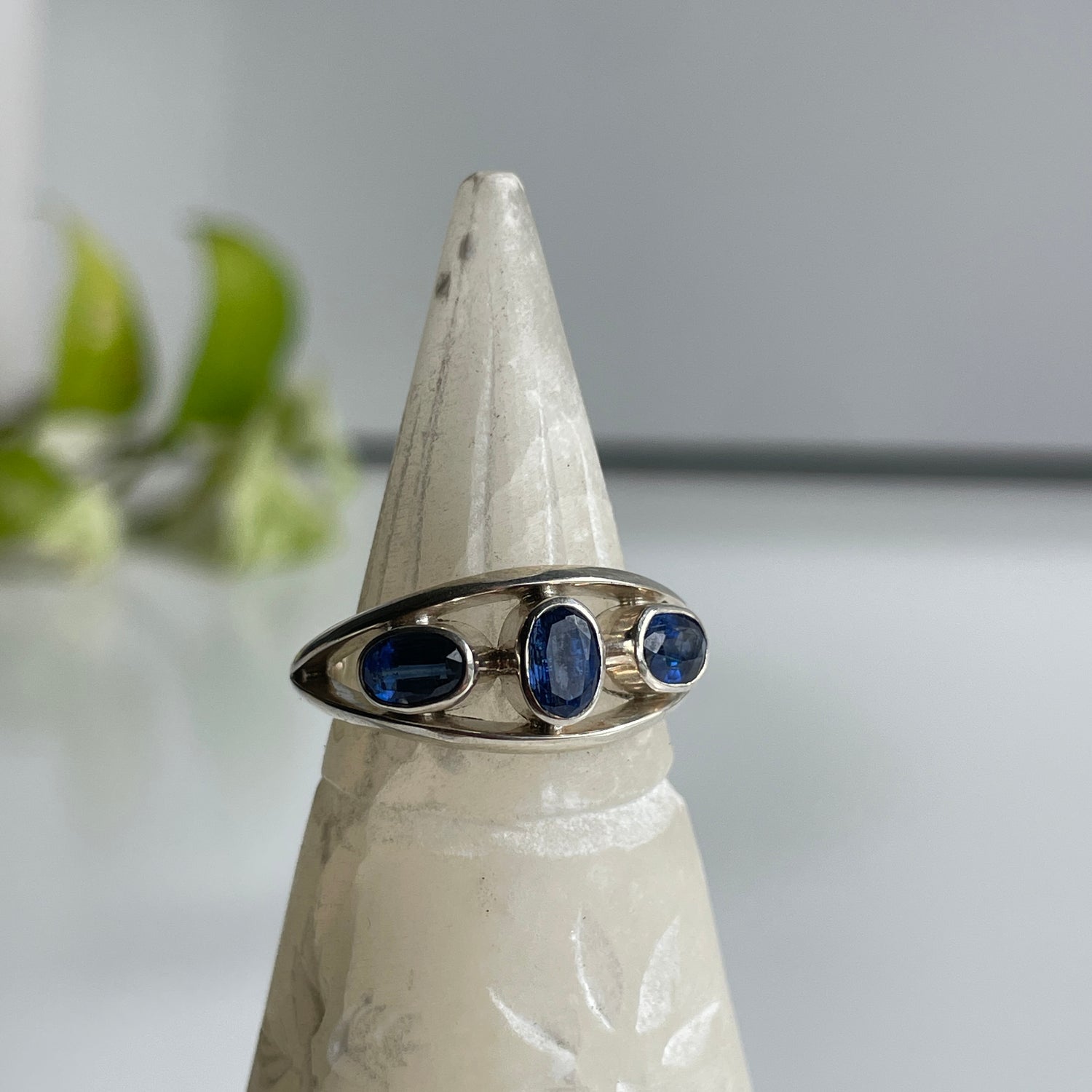 Blue Kyanite Ring Sz9