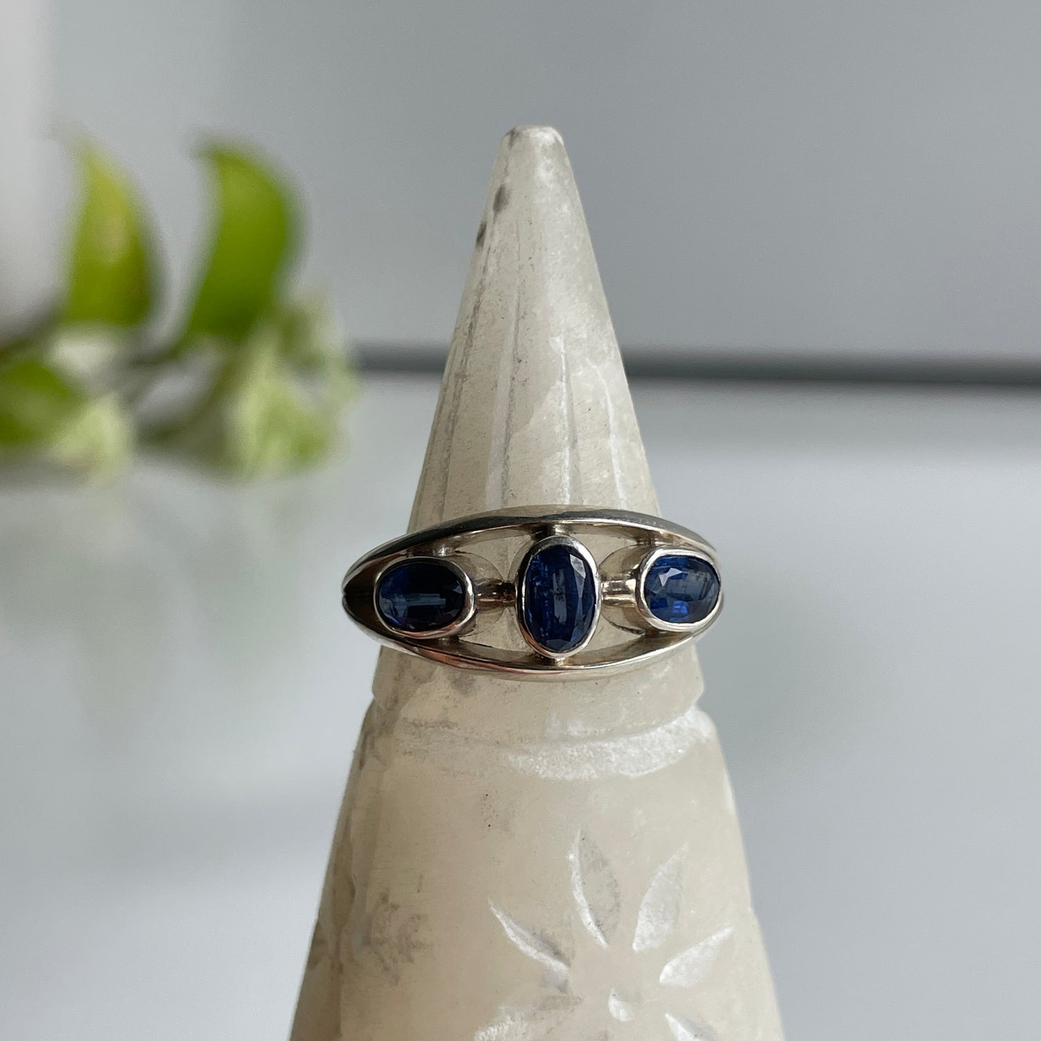Blue Kyanite Ring Sz9